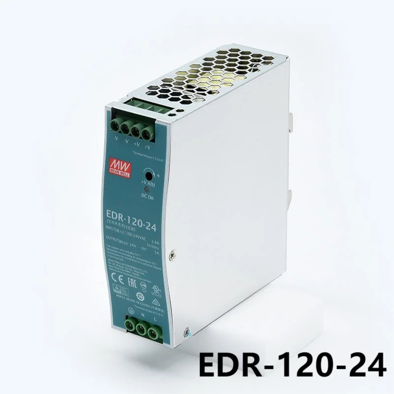 Mean Well EDR-75/120/150-12/24/48 Meanwell 75W 120W 150W Switching DIN Rail Power Supply 12V 24V 48V