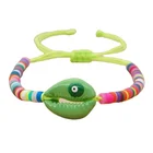 Shell Shell Elastic Bracelet Bohemian Colorful Polymer Clay Beaded Bracelets
