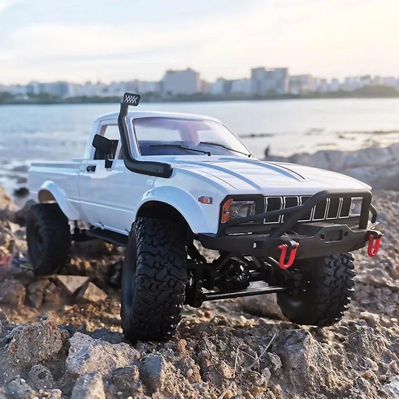 WPL C24-1 RC Crawler Offroad RC Truck 2.4 Ghz 1/16 All Terrain Car RTR Pickup with Led Light Remote Control Car Toys for Adults