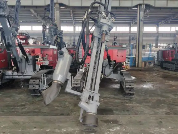 Hongwuhuan A3 hydraulic top hammer 90-115 mm 25 meters separated DTH Drill Rig Well Drilling hard rock for coal mine