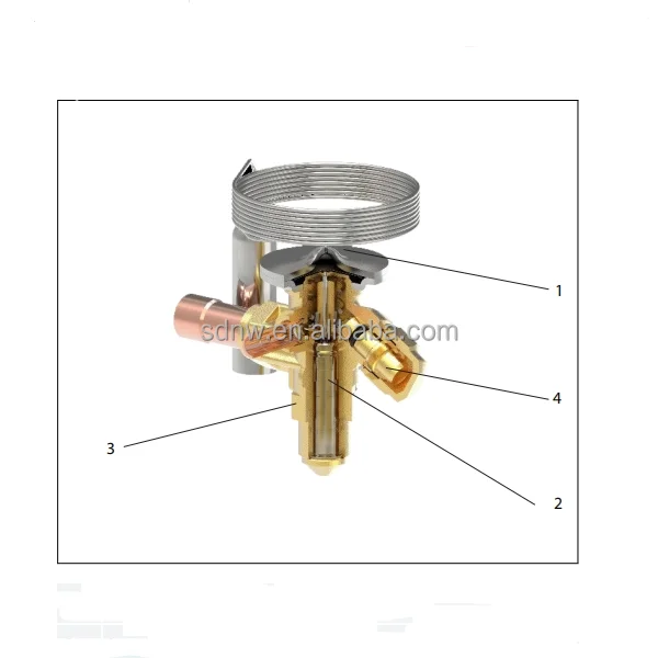 Thermostatic Expansion Valve, solenoid, brass - detail 18