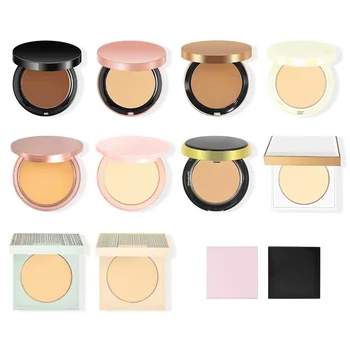 best selling high pigment pressed powder multi packaging options 8 colors matte full coverage setting powder no logo