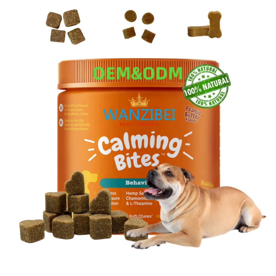 Custom Label Calming Treats For Dogs Anxiety Relief - Natural Remedies For  Dog - Pet Health Care & Supplements - Buy Dog Treats Private Label - Food  Supplement For Dog - Oem