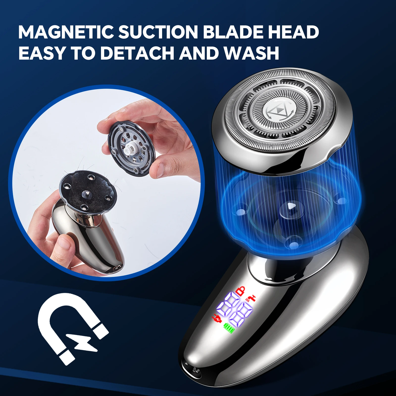 5-in-1 Rechargeable USB Electric Shaver Household RV Hotel Use Single Blade Men's Beard Trimmer Hair Cutting Machine details