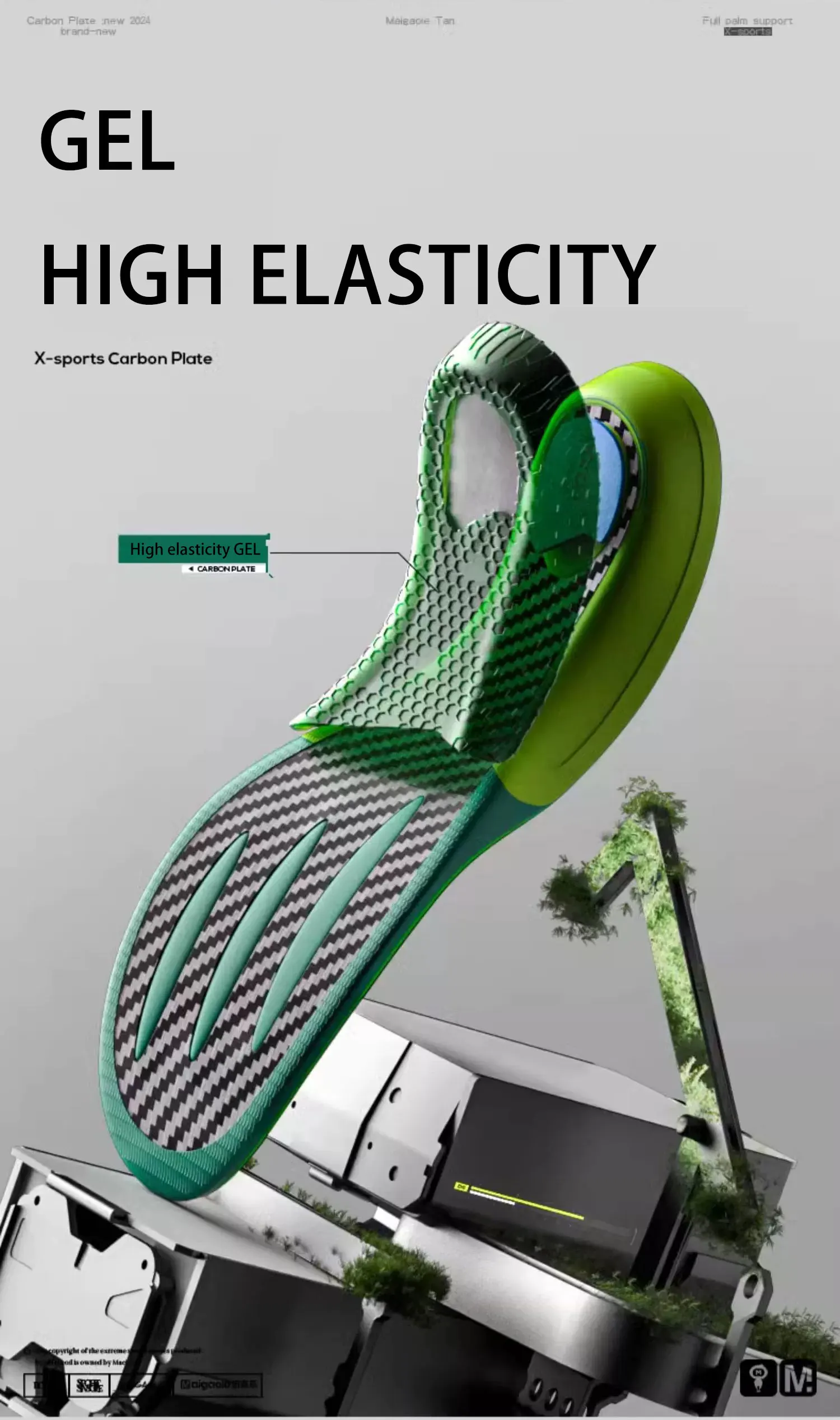Hf125f36f0cd44af9b57179e54e203de6J Carbon Fibre Running Insole Real Carbon Fiber Plate Marathon Shoe Inserts Increasing Speed Bouncy Racing Running Special Insole