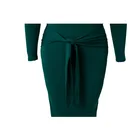 Long Skirt Large Size Women's Solid Color Fashion Leisure Long Sleeve Skirt Suit