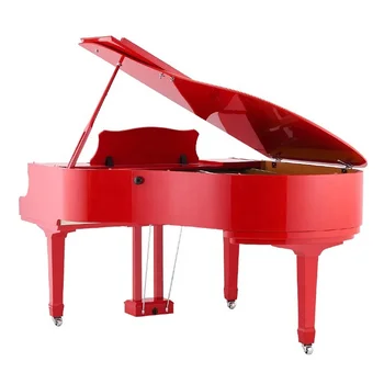 HD-W186 Music Instrument Smart Piano 7ft Wide 88-Key Digital Grand Piano for Hotel Bookshop Bar SPYKER Ebony Polish