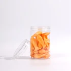 Plastic Bottle Dia: 65mm 150ml-360ml Hot Sale Plastic Wide Mouth Bottle Snack Nut Fruits Seal Jar For Houseware