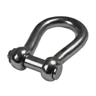 Brass Leather Bracelet Soft Rope Brass Keyring Mens Leather Bracelet Insulator Shackle Bracelet