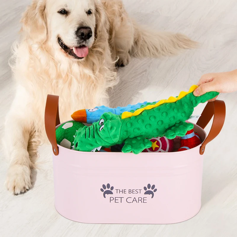 2023 New Arrival Pet Toys Storage Bucket for Cat and Dog Pet Toys