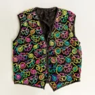 Vest Printing Professional Made Modern Style Party Popular Chemical Fiber Vest Color Printing Vest