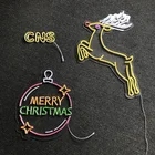 Hanging Sign Shop Custom Made Wall Mounted Hanging LED Custom Neon Light Sign For Shop Party Decoration