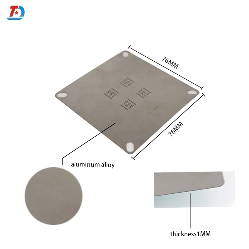 Bga Reballing Stencils Solder Ball Paste Direct Heating Reballing