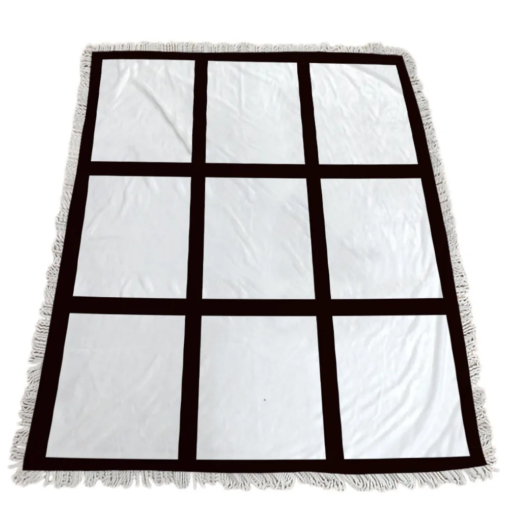 Factory Low MOQ Wholesale Woven Custom Jacquard Blanket American Style Blending Towel Blankets Tapestry Woven Blankets