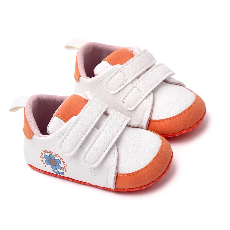 Spring and Autumn Matching Flowers Soft Soled Baby Casual Shoes for Boys and Girls supplier