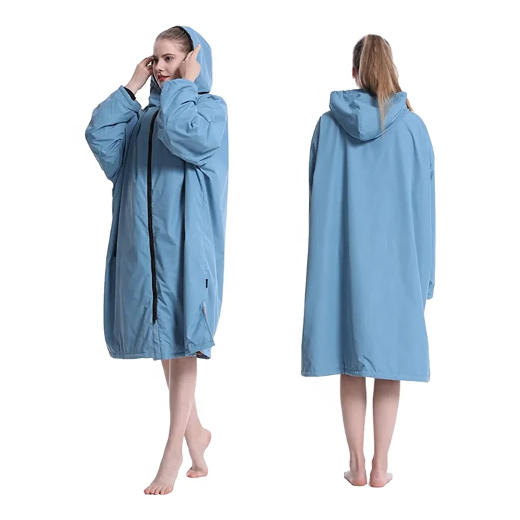 Custom changing robe waterproof  windproof waterproof jacket