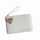 Clutch Bag Wholesale Fashion Pu Leather Zipper Clutch Bag For Bridesmaid