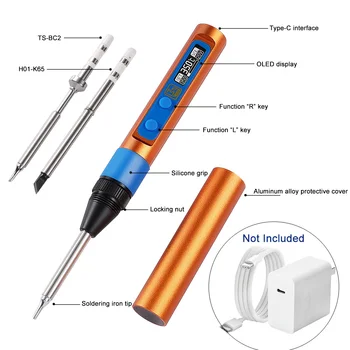 Portable Electric Soldering Iron Kit 65W Repair Tool Smart Portable Solder Iron Tips