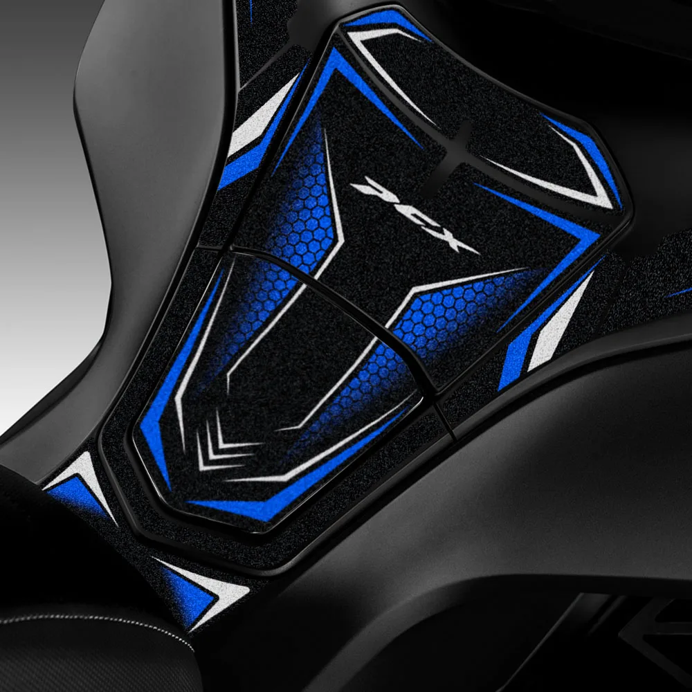 3D Gel Fuel Tank Pad Protector For Honda Motorcycles - Carbon Fiber Look With 3M Tape