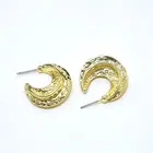 Dangles Fashion Copper Crystal Hollow Circle Dangles Drop Earrings Designs For Women