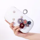 Clutch Bag Vintage Fashion Ladies Handmade 3d Flower Clutch Evening Bag