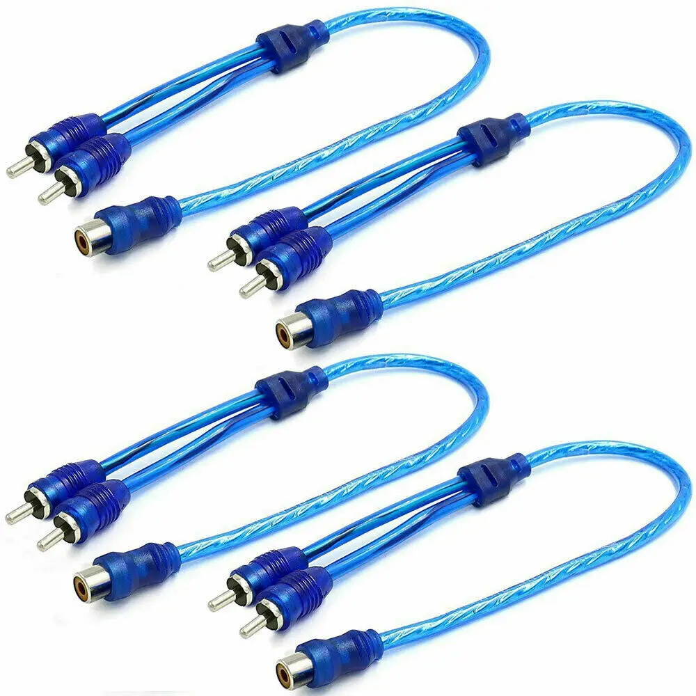 Car Rca Cable Audio Shielded 1 Male To 