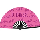 Fan Hand 13 Inch Large Bamboo Fan Folding Hand Fan In Custom Printed Hand Fan