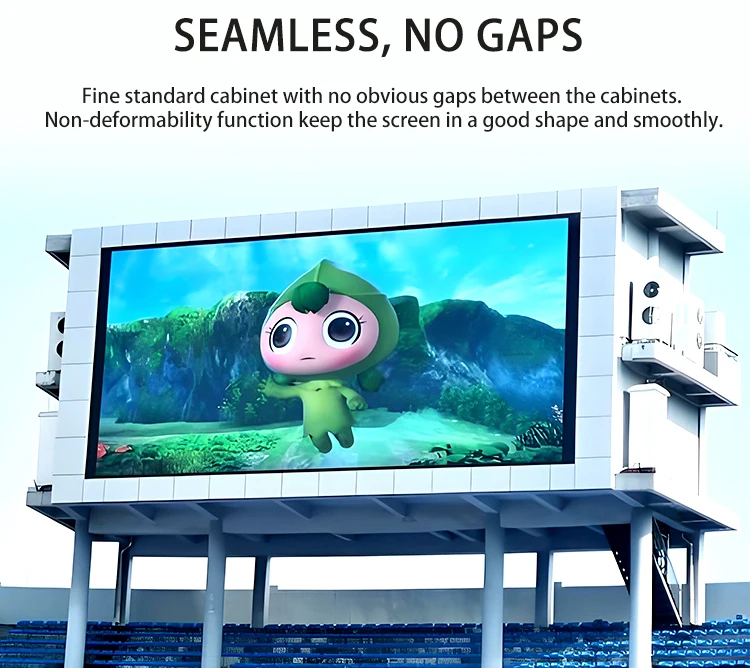 outdoor waterproof p6 shopfront led screens signag