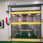 Doors 110V Integrated Painted Steel Frame Plastic Fast Rapid Rollup Speed High Doors