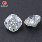 Gemstone Loose High Quality Diamond Quality Synthetic Gemstone D-VVS1 Square Princess Cut Loose Moissanite
