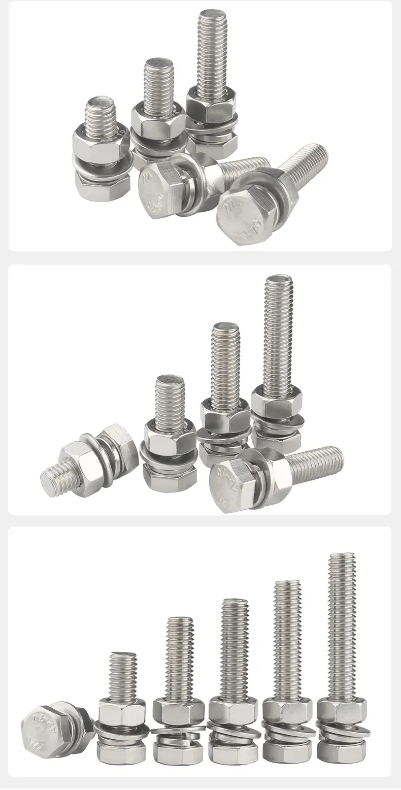 din 933 stainless hexagon screw and nut bolt grade 8.8 socket hex head bouten fastners crous et de boulons aluminium pernos 75mm m11 m4 m6 m8 m10 m12 m14 m16 m18 m20 m24 m27 galvanized full thread concrete bolts and nuts