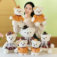 New Couple Bear Plush Toy Wedding Bear Proposal Wholesale Good Gift for Wedding