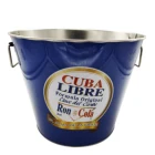 Metal Galvanized Metal Ice Tin Bucket Tinplate Popcorn Bucket Metal Beer Bucket With Customized Logo