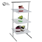 Cake Wedding Cake Serving Tray Fruit Dessert Plate Hotel Wedding Birthday Party Event 3 Layers Cake Stand