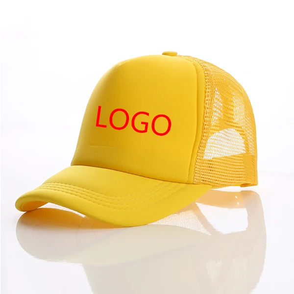 Trucker cap hat Custom yupoong 5 panel embroidery trucker hat mesh