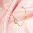2021 New Arrival 925 Sterling Silver Jewelry Lady Anna Bear Fashion Gold Plated Silver Bracelet For Women