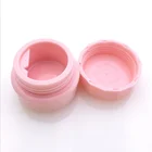 Packaging Polish Fancy Mini Packaging Cream Plastic Jar With Lid Pot Box For Nail Polish Powder