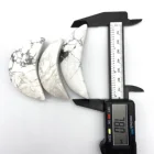 Carving Wholesale Top Quality Howlite Crystal Carving Moon And Heart For Gift
