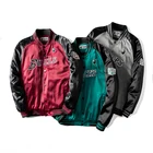 Jackets Custom 2021 New Top Quality Latest Style OEM Mens Womens Embroidered Satin Bomber Baseball Basketball Jackets