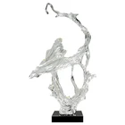 Craft New Arrival Famous Marble Base Sculpture Hand With Craft Decor Sculpture For Interior Home Decoration