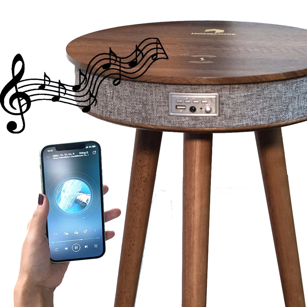 portable smart side table