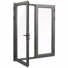Doors Residential Aluminium Double Swing Doors Double Glazed Single Aluminum Swinging Doors