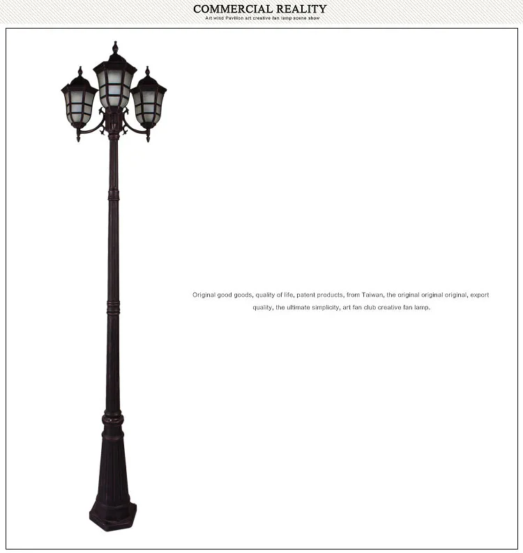 European Small Lantern Post Lights Outdoors Led Street Light for homes 120 volt Villa Garden Landscape Garden