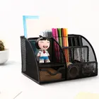 Desk Organizer Wholesale Multifunctional Iron Metal Mesh School Desk Organizer With Drawer