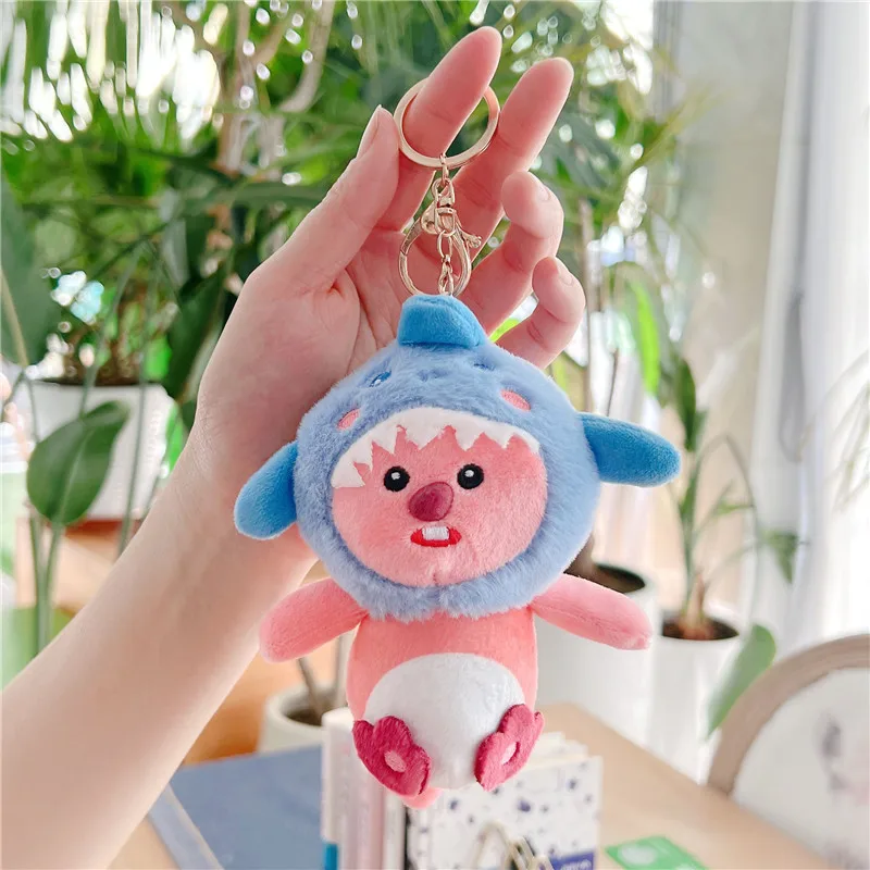 Hot sales Kawaii Sanrio Cartoon Anime Llaveros Cute Loopy Kids toys Custom plush toy Plush key chains