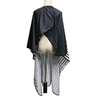 Cape Hairdressers Gown Hair Styling Cape Hair Apron Haircutting Gown For Salon Home Barbers Pongee Polyester