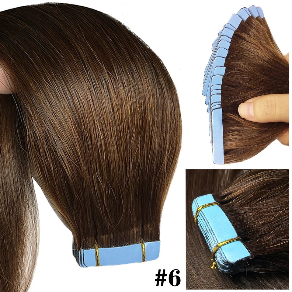 wxj longhair xuchang hair factory raw tape in hair extensions 100human hair