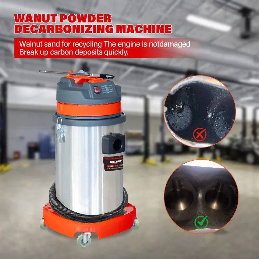 SOLARY EC603 30L Walnut Sand Blaster 1300W for Engine Carbon Cleaning Hf17d12284781462e9e9ee5457ab01a875