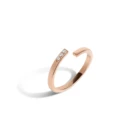 Yuying Gems 18K Solid Gold Open Shank Gold Ring Wraps With Prong-set Round Brilliant-cut Moissanite Diamonds