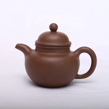 Chinese culture antique ceramic handmade purple clay teapot for gift Japanese market